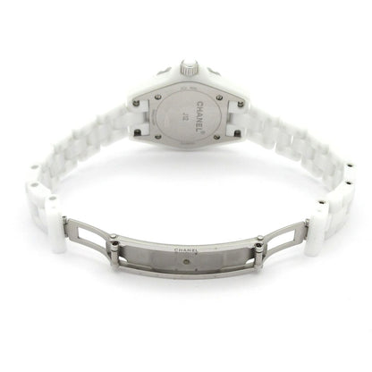 Chanel Watch 29 White Ceramic Shell Dial Diamond Bezel Index — view 7