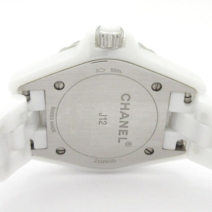 Chanel Watch 29 White Ceramic Shell Dial Diamond Bezel Index — view 5