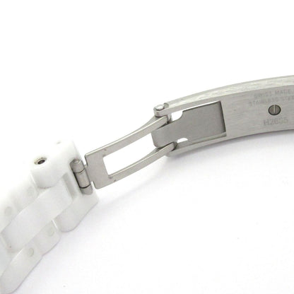 Chanel Watch 29 White Ceramic Shell Dial Diamond Bezel Index — view 8