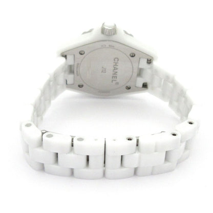 Chanel Watch 29 White Ceramic Shell Dial Diamond Bezel Index — view 6