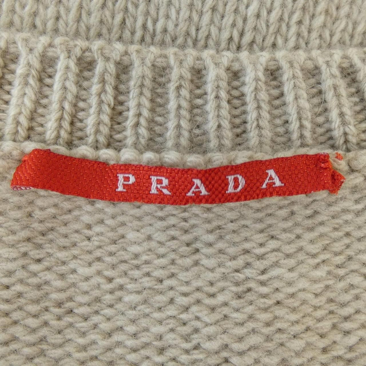Prada Knit Sweater Beige — view 4