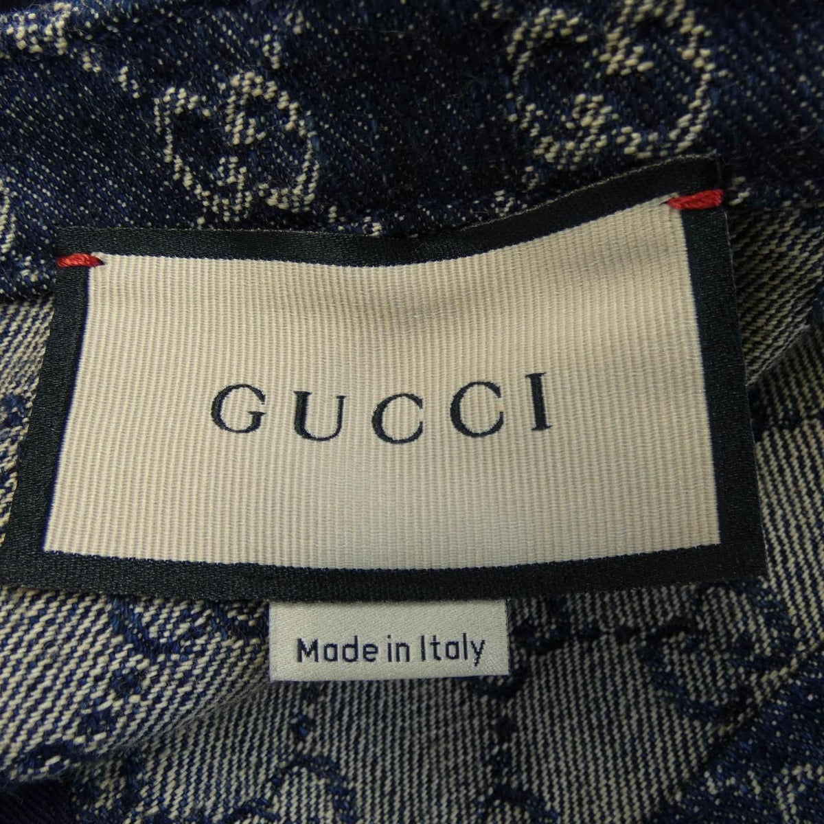 Gucci Washed Organic Denim Skirt — view 5