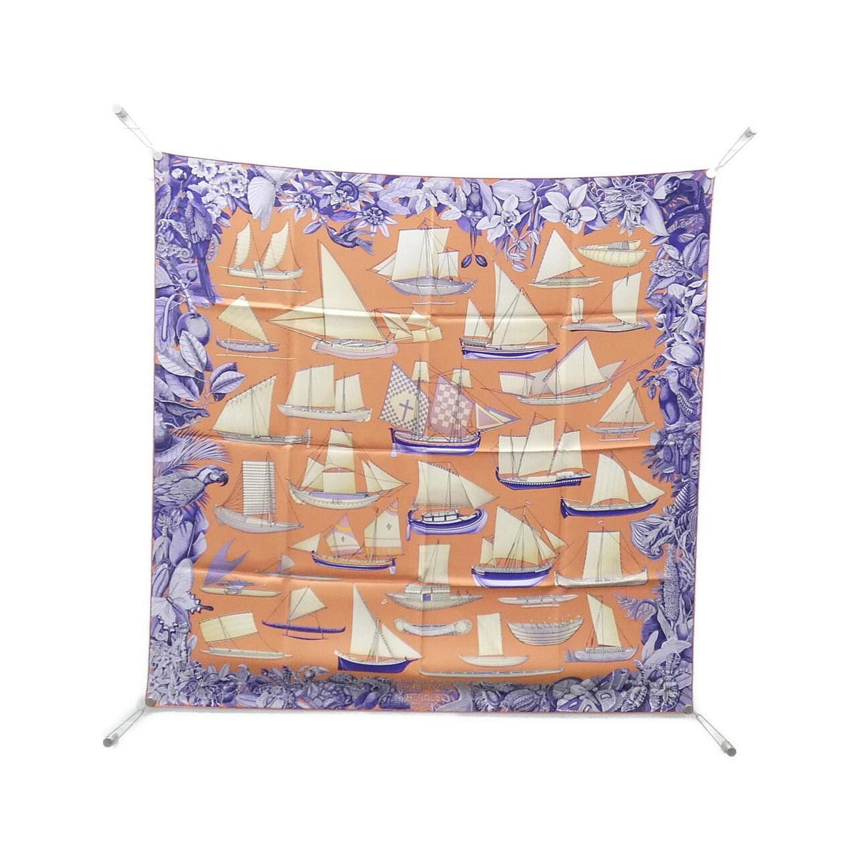 Hermes Tous les Bateaux du Monde Carre Scarf