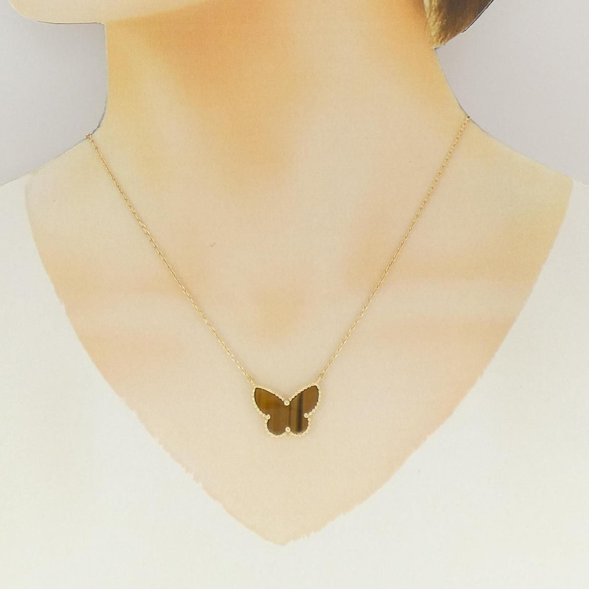 Van Cleef & Arpels Lucky Alhambra Papillon Necklace — view 5