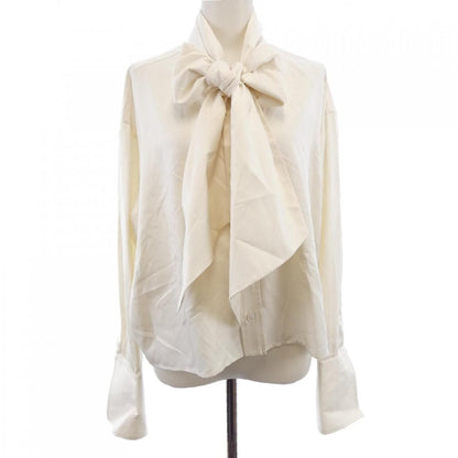 Celine Cropped Lavalliere Shirt