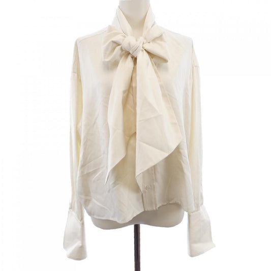 Celine Cropped Lavalliere Shirt