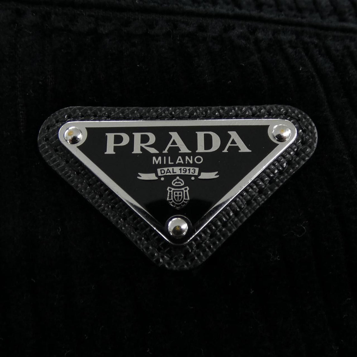 Prada Pin Wale Corduroy Pants Triangle Logo — view 6