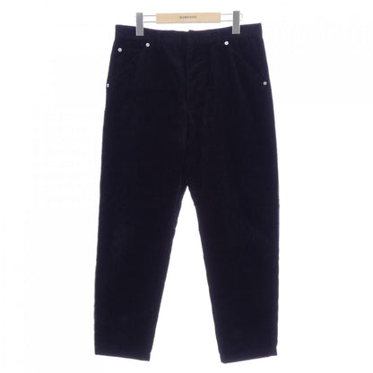 Prada Pin Wale Corduroy Pants Triangle Logo