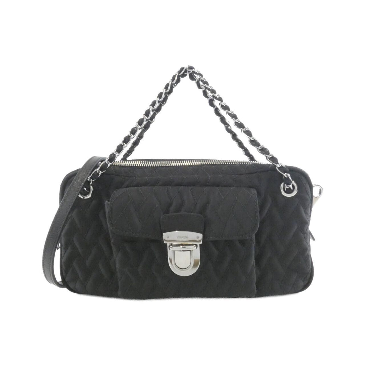 Prada Bag Handbag Silver