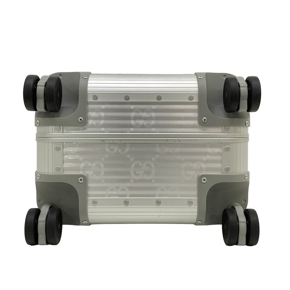 Gucci Travel Bag Porter Cabin Plus Trolley Silver Bordeaux Fpm Collaboration — view 5