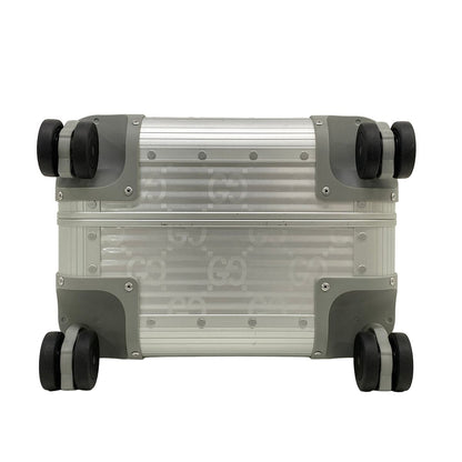 Gucci Travel Bag Porter Cabin Plus Trolley Silver Bordeaux Fpm Collaboration — view 5