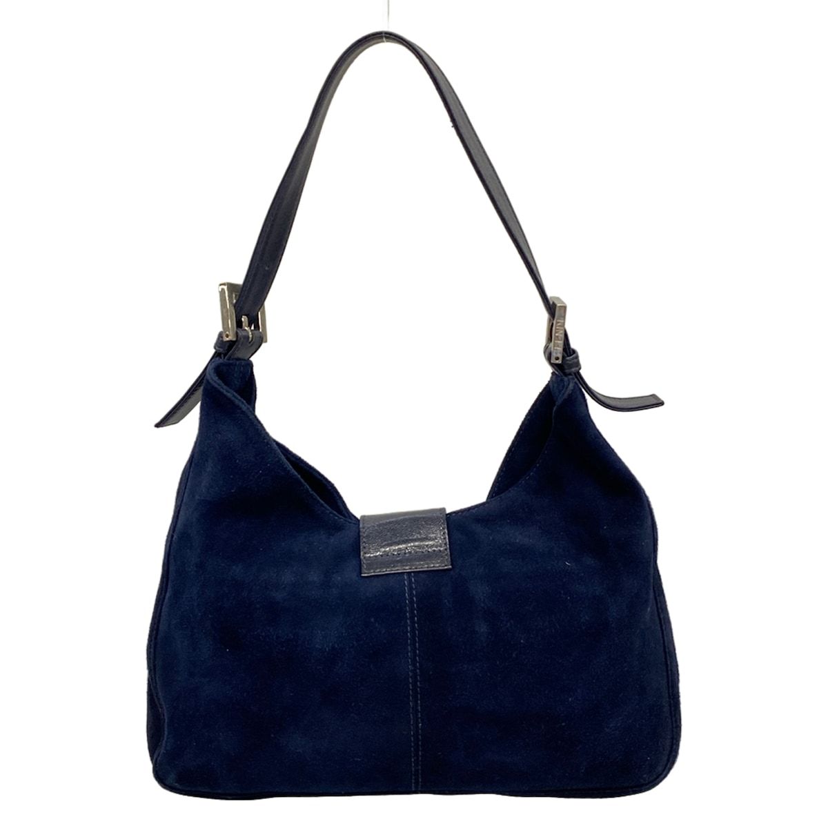 Fendi Shoulder Bag Dark Navy Leather — view 3