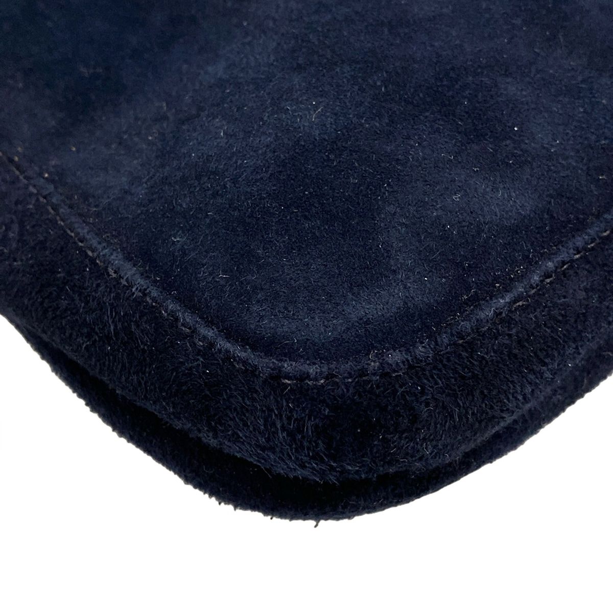 Fendi Shoulder Bag Dark Navy Leather — view 6