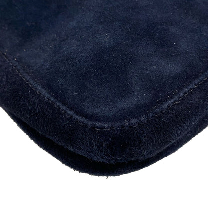 Fendi Shoulder Bag Dark Navy Leather — view 6
