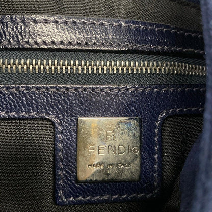 Fendi Shoulder Bag Dark Navy Leather — view 8