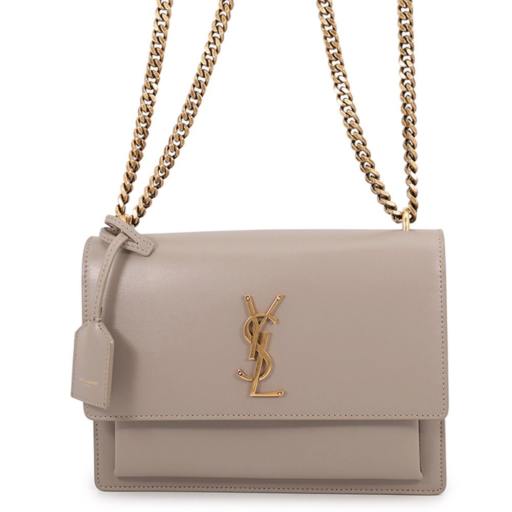 Saint Laurent Paris Chain Shoulder Bag Sunset