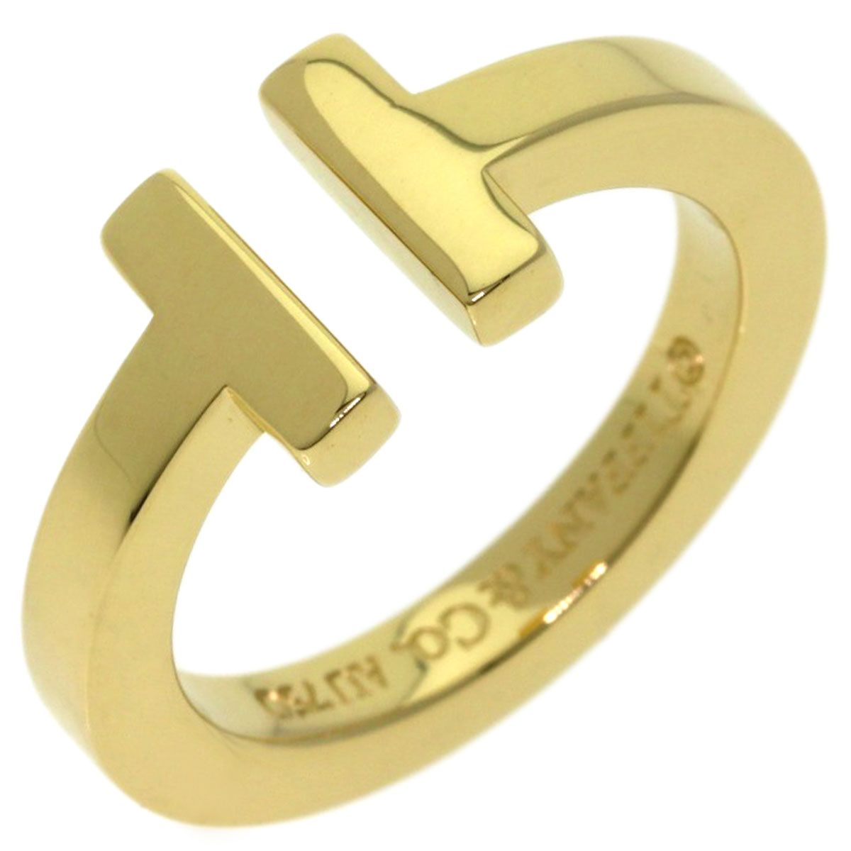 Tiffany & Co T Square Ring 18K Yellow Gold — view 2