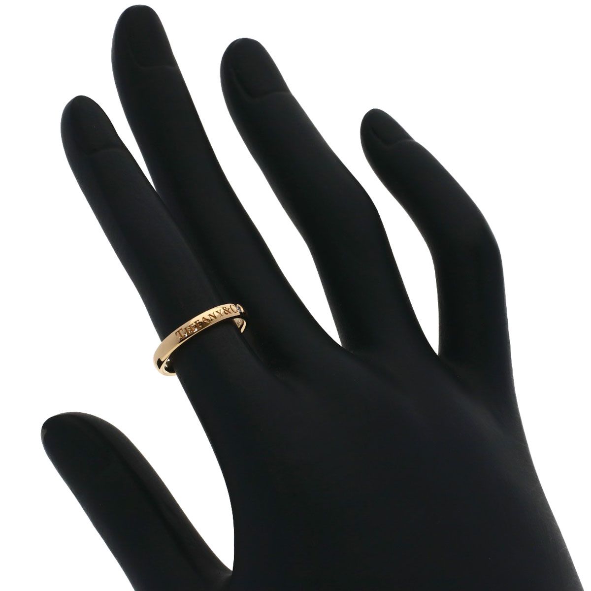 Tiffany & Co Wedding Diamond Ring 18K Pink Gold — view 5