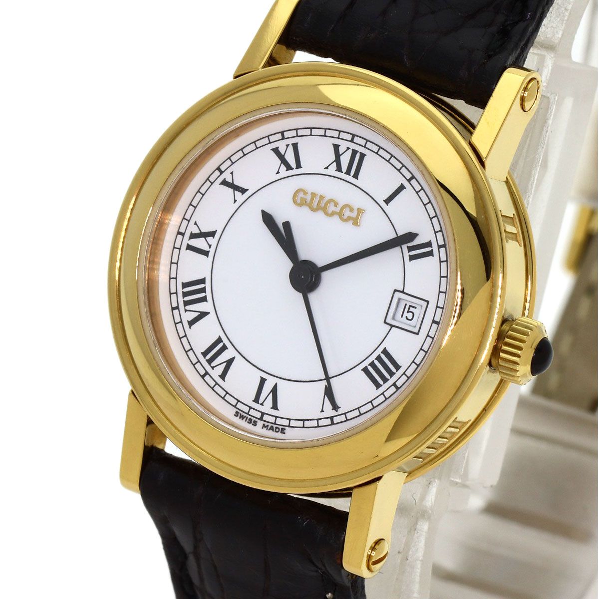 Gucci Watch Leather White — view 3