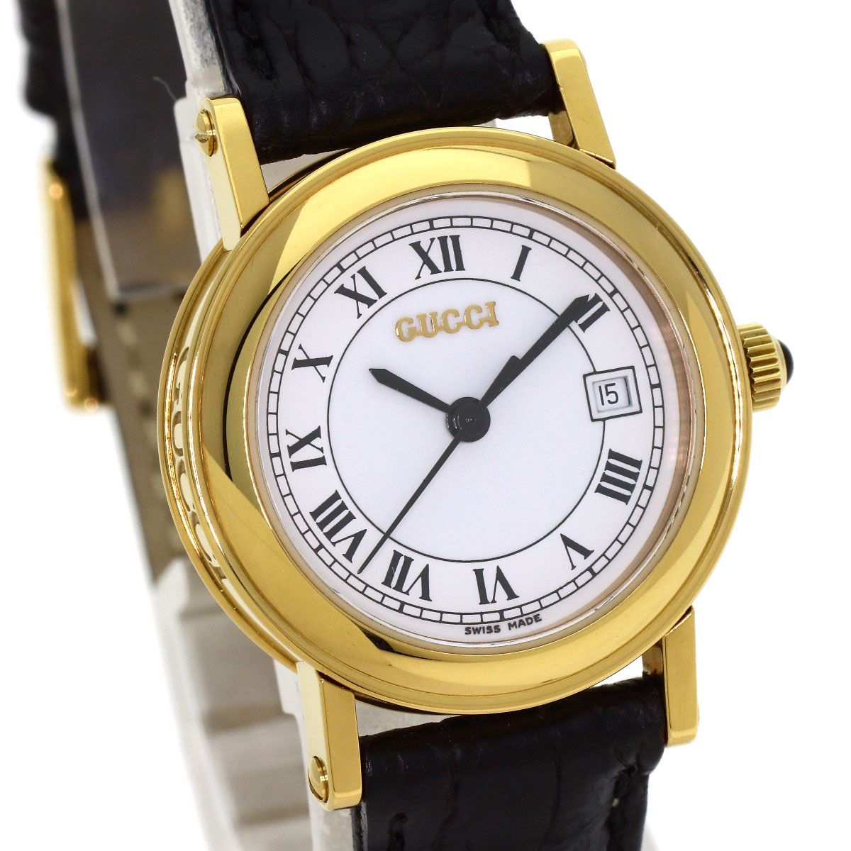 Gucci Watch Leather White — view 4