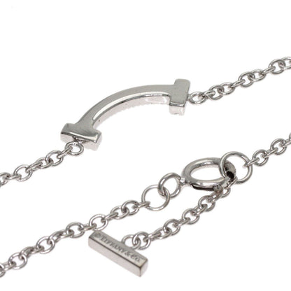 Tiffany & Co T Smile Mini Diamond Bracelet 18K White Gold — view 3