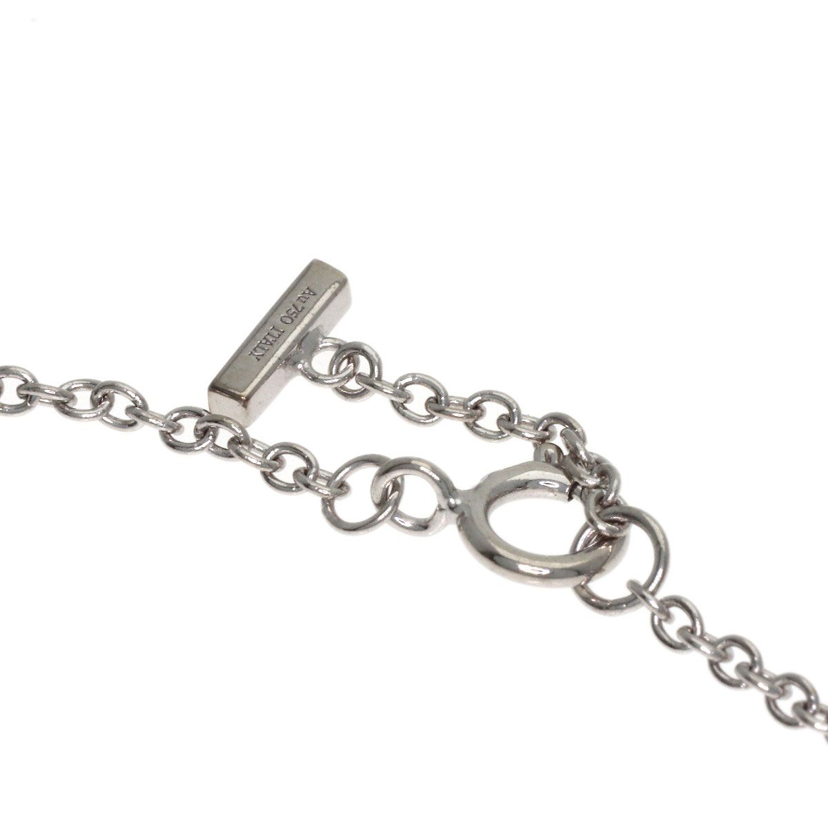 Tiffany & Co T Smile Mini Diamond Bracelet 18K White Gold — view 4