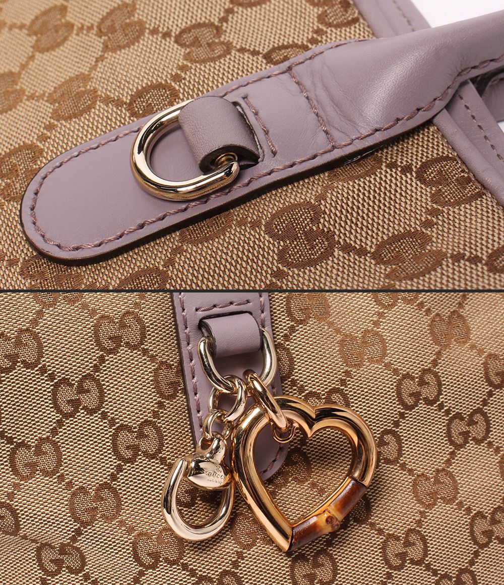 Gucci Tote Bag Heartbit GG Canvas — view 8