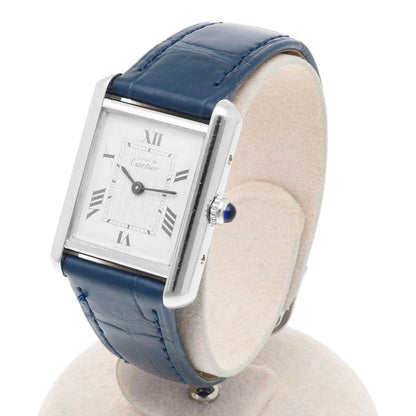 Cartier Must Tank MM Watch 925 Sterling Silver Quartz — view 2