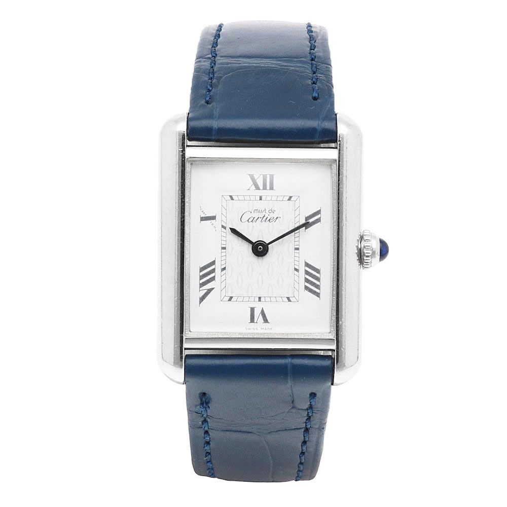 Cartier Must Tank MM Watch 925 Sterling Silver Quartz — view 7