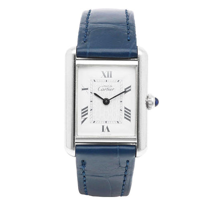 Cartier Must Tank MM Watch 925 Sterling Silver Quartz — view 7