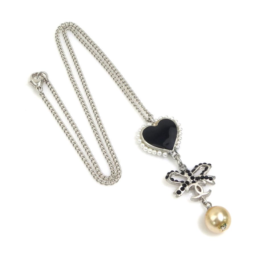 Chanel Necklace Silver — view 8