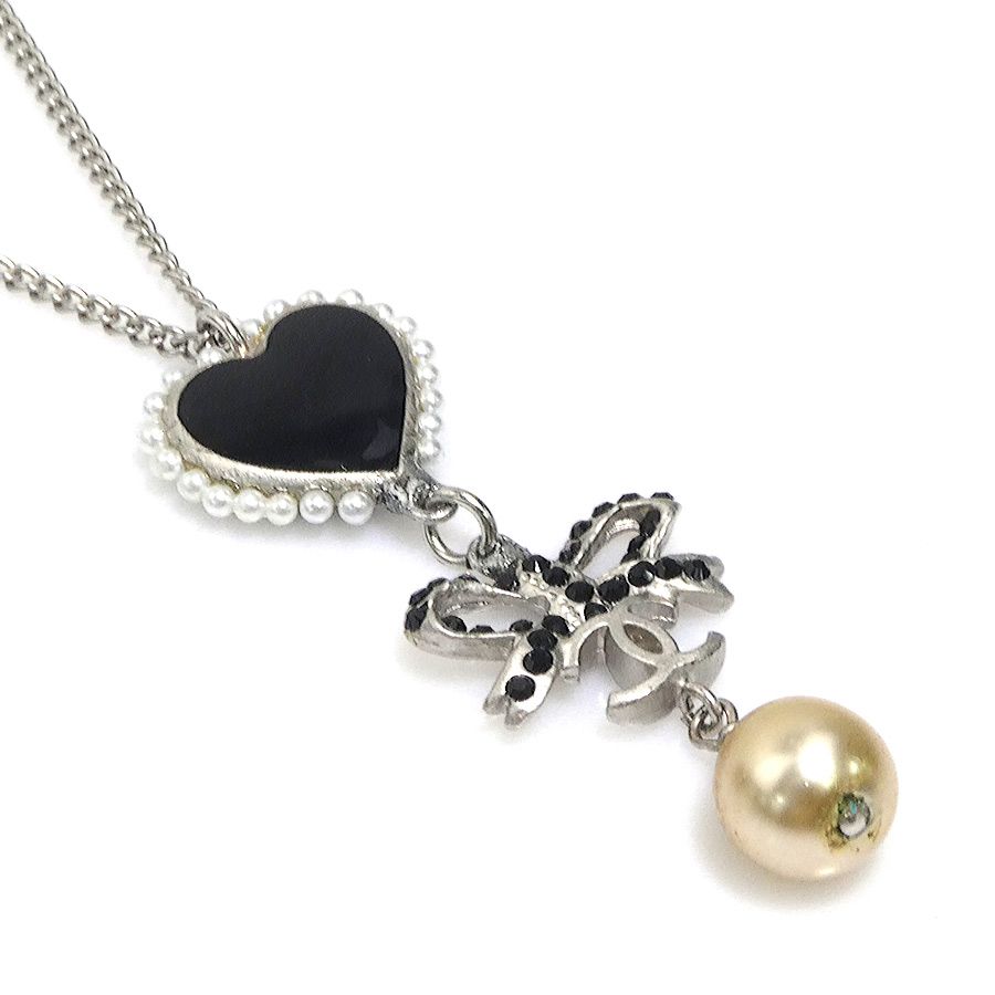 Chanel Necklace Silver — view 2
