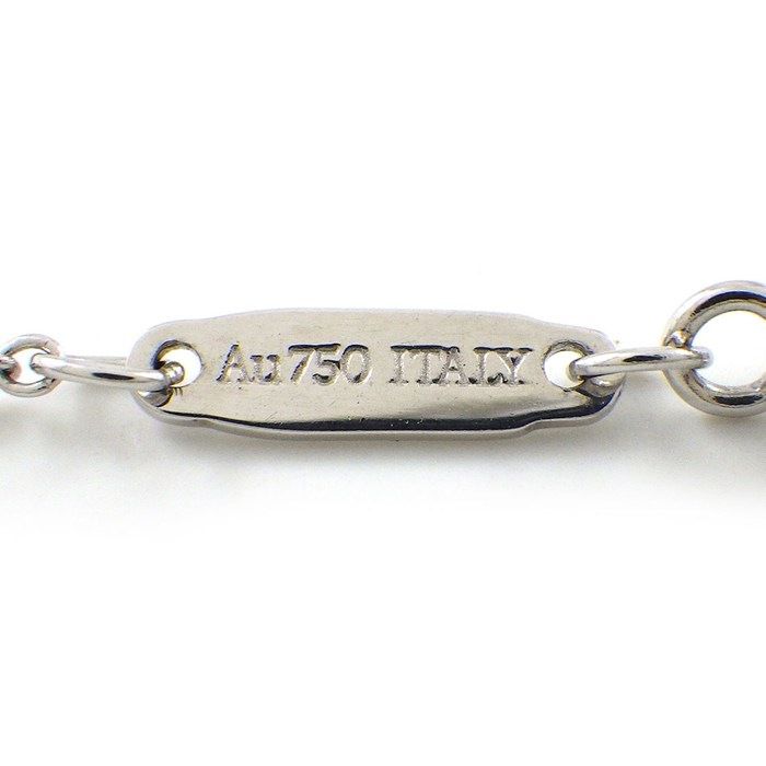 Tiffany & Co Necklace T Smile Small 18K White Gold — view 4