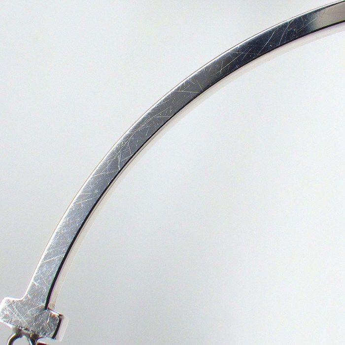 Tiffany & Co Necklace T Smile Small 18K White Gold — view 5