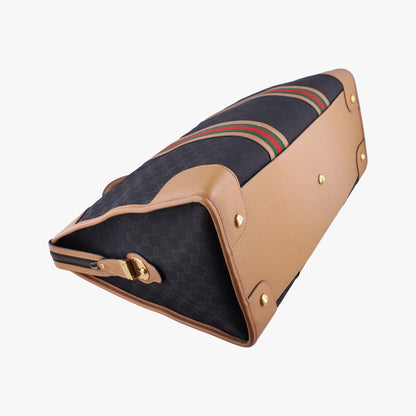 Gucci Ophidia Black Brown Canvas Leather — view 5