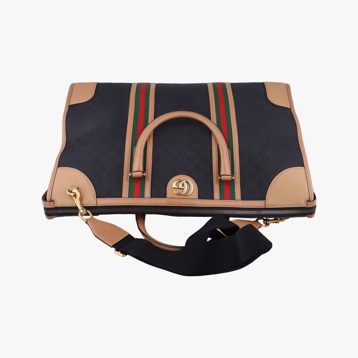 Gucci Ophidia Black Brown Canvas Leather — view 8