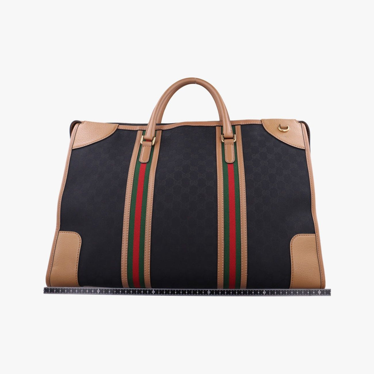 Gucci Ophidia Black Brown Canvas Leather — view 2