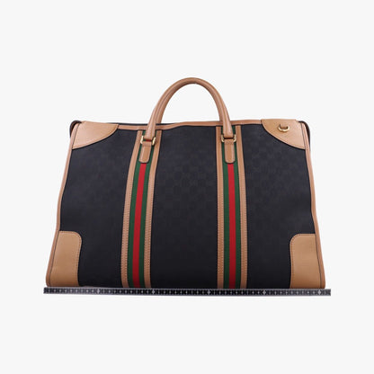 Gucci Ophidia Black Brown Canvas Leather — view 2