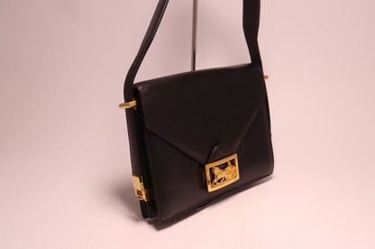 Celine Carriage Leather Shoulder Bag — view 4
