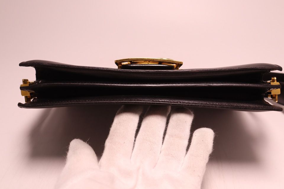 Celine Carriage Leather Shoulder Bag — view 3