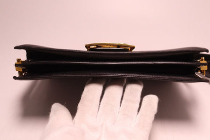 Celine Carriage Leather Shoulder Bag — view 3