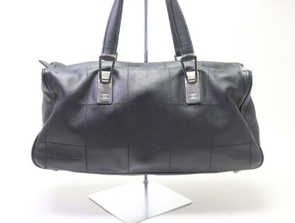 Chanel Choco Bar Leather Handbag — view 2