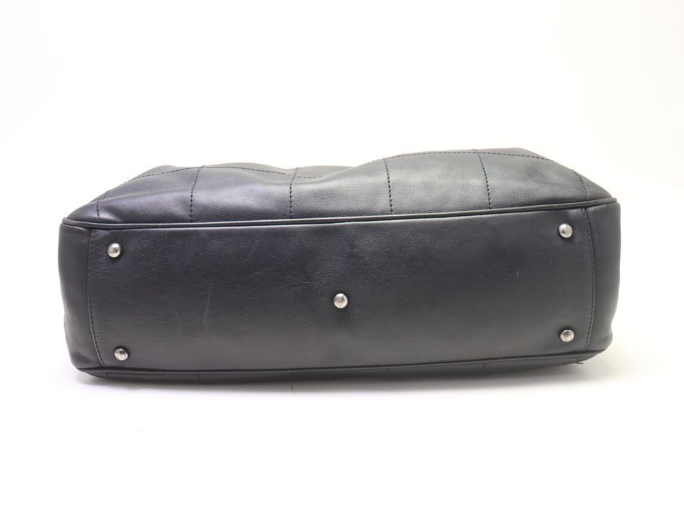 Chanel Choco Bar Leather Handbag — view 3