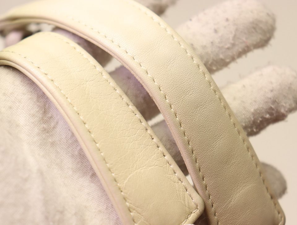 Chanel Leather Chain Tote Bag — view 6