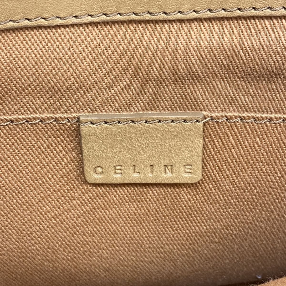Celine Handbag Boogie Bag Leather Orange Silver — view 5