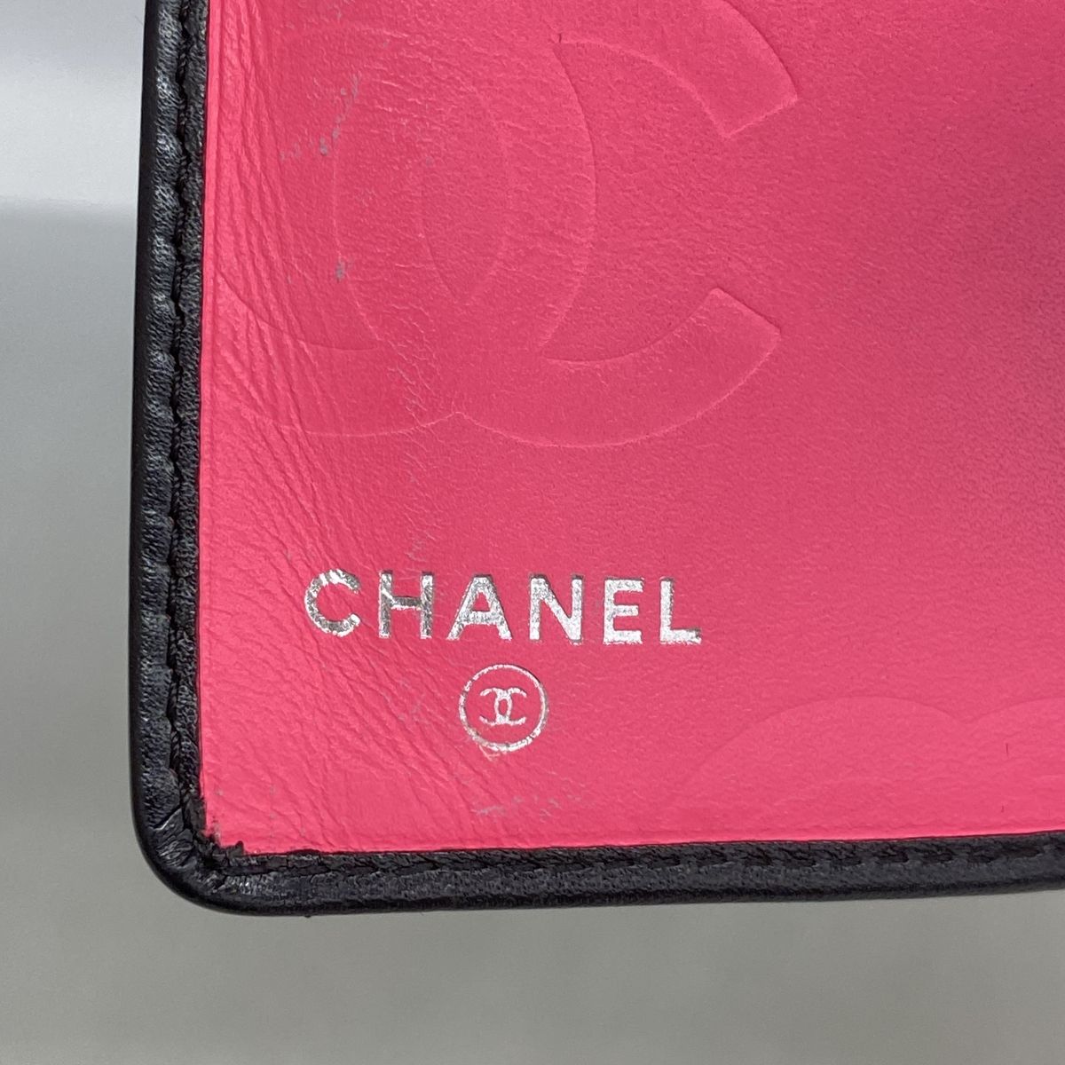 Chanel Wallet Cambon Lambskin Black Silver — view 4