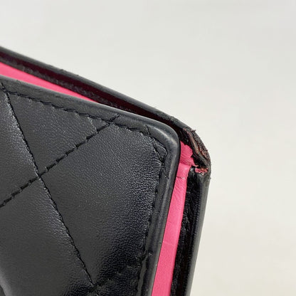 Chanel Wallet Cambon Lambskin Black Silver — view 6