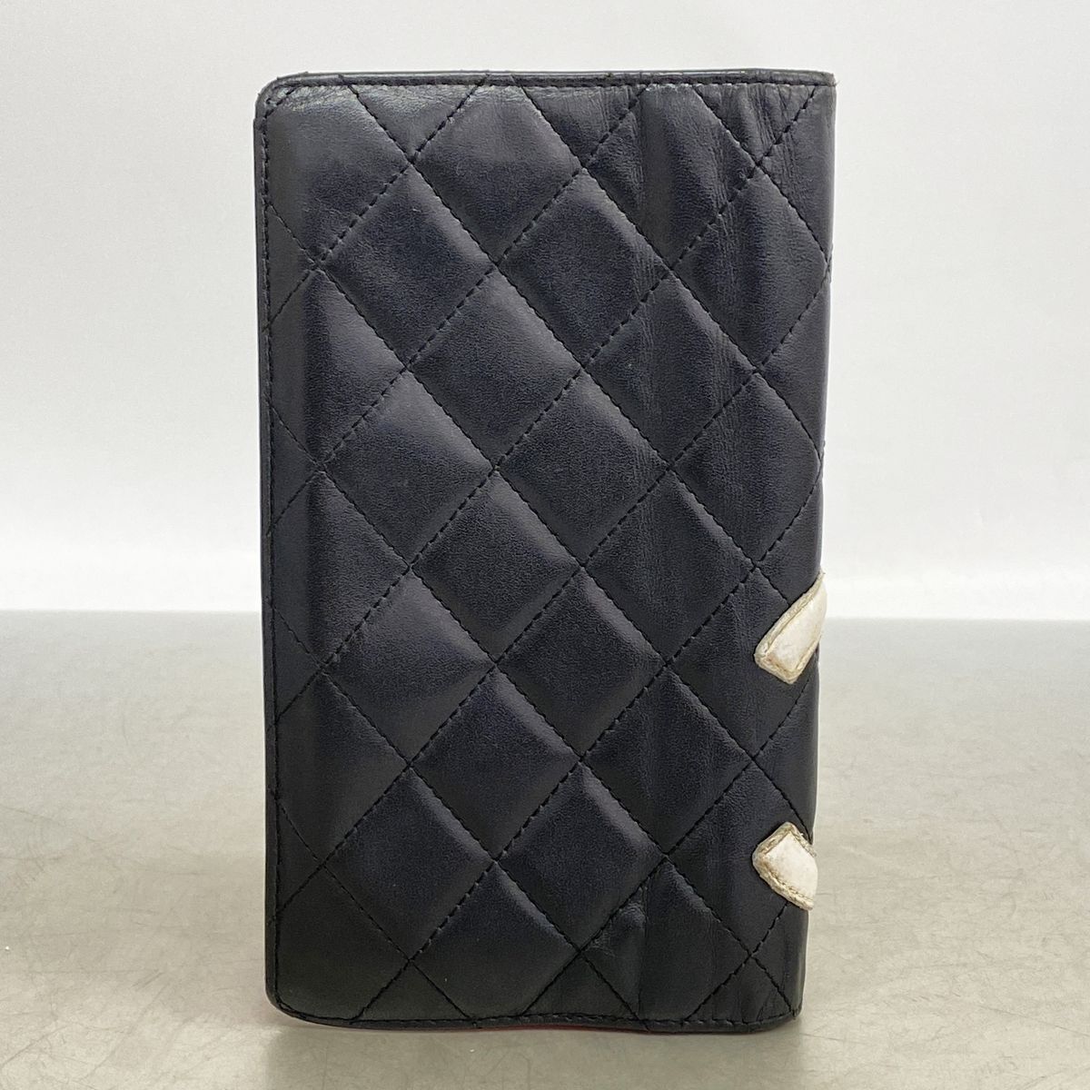 Chanel Wallet Cambon Lambskin Black Silver — view 8