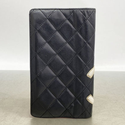 Chanel Wallet Cambon Lambskin Black Silver — view 8