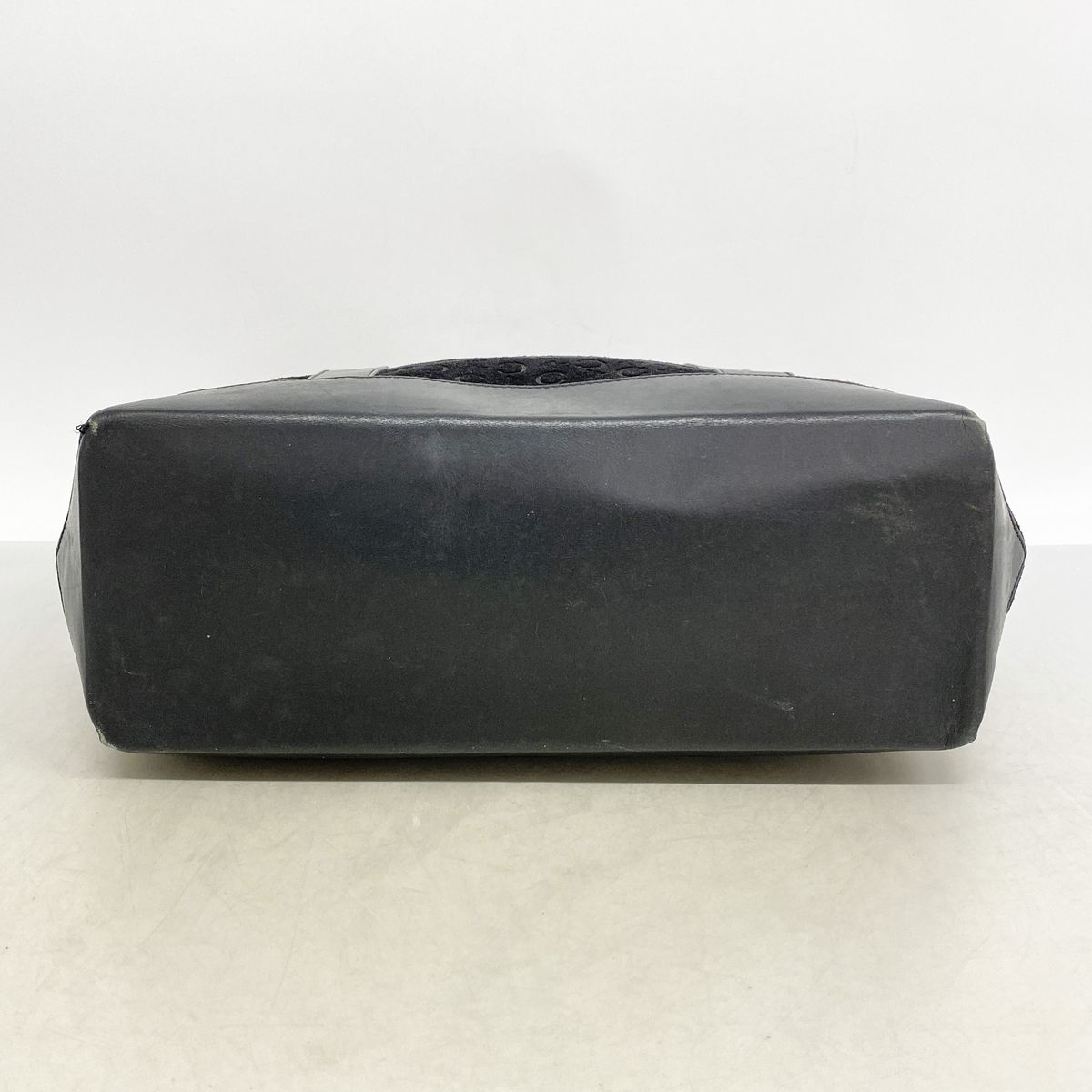 Celine Tote Bag C Macadam Suede Black Silver — view 3